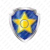 PAW Patrol Chase Police Badge Cardboard Cutout