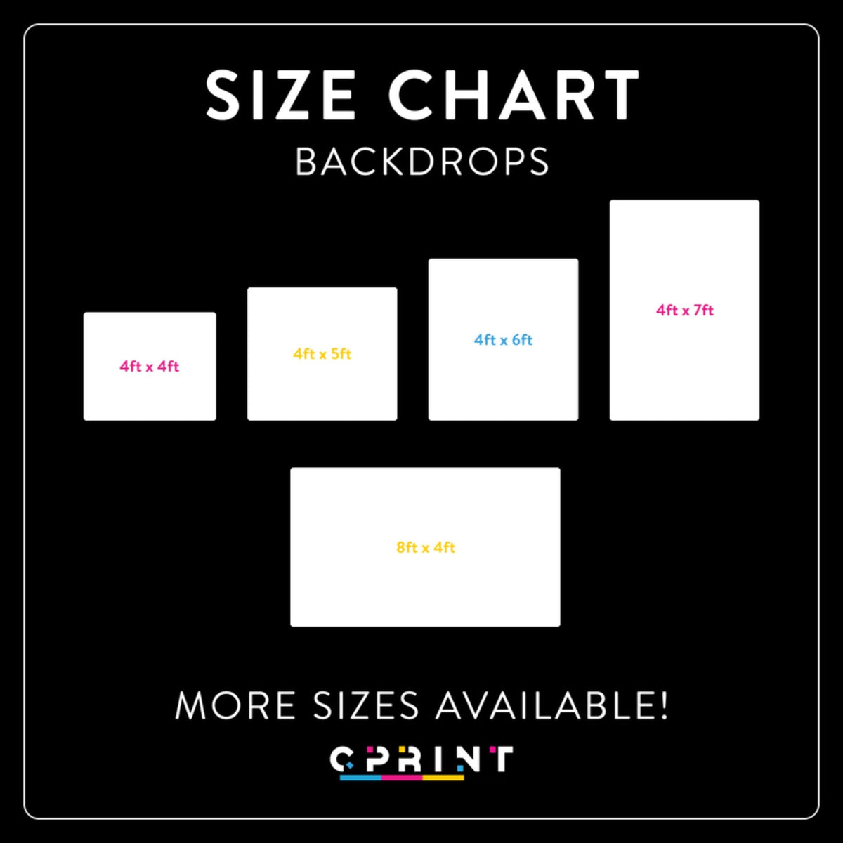 Custom Backdrop Sizes Custom Backdrops. Straight Form – C Print USA