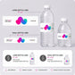 Customize Water Bottles Stickers 8x2 Inch - C Print USA