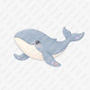 Cute Blue Whale Cutout - C Print USA