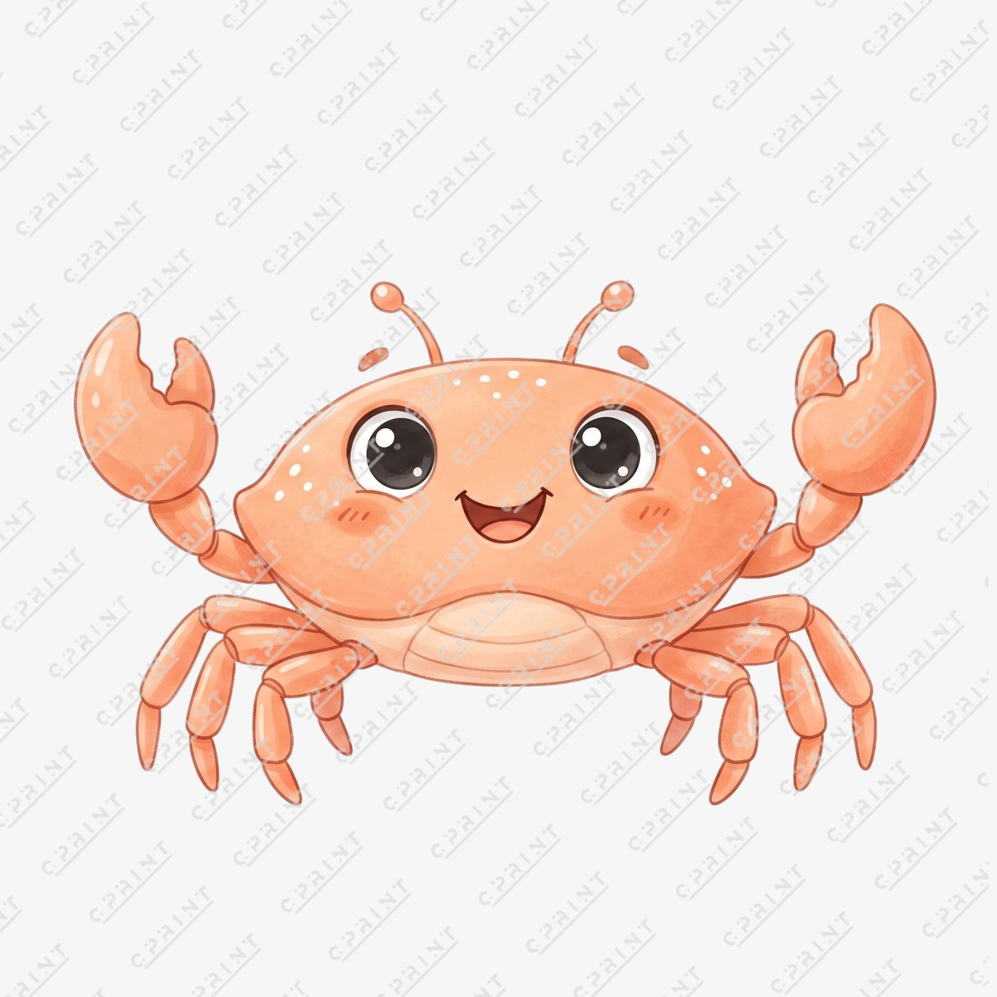 Cute Crab Cutout - C Print USA