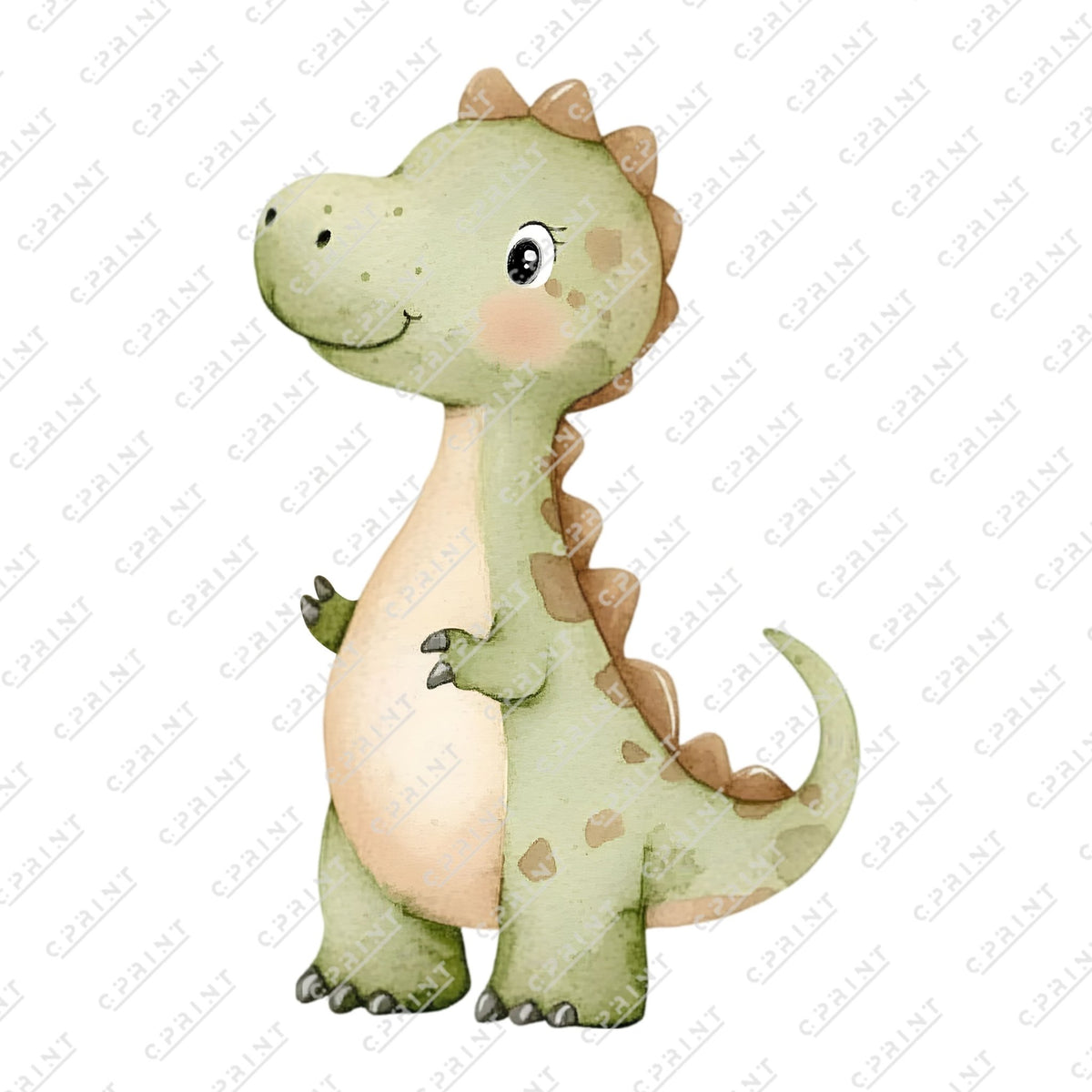 CUTE DINOSAUR CUT OUT - C Print USA