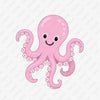 Cute Pink Octopus Cutout - C Print USA