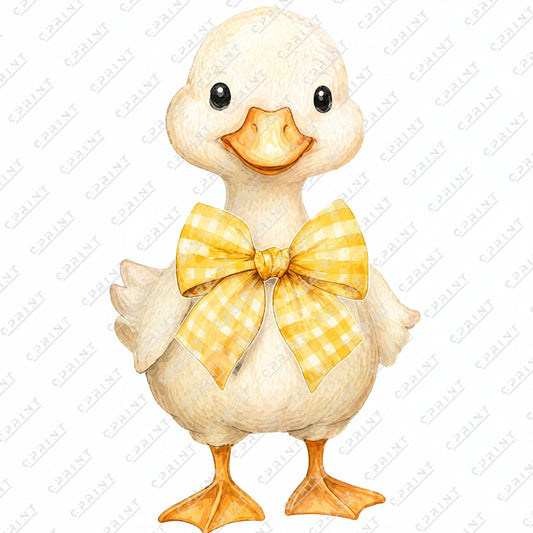 Cute Watercolor Baby Duck - C Print USA