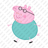 Daddy Pig Character - C Print USA