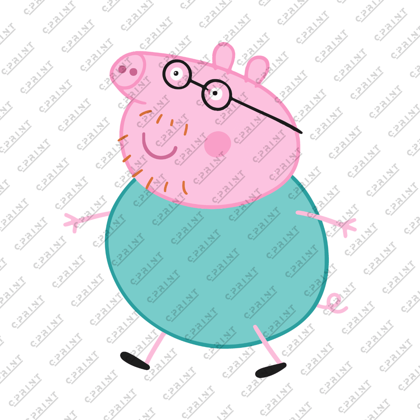 Daddy Pig Character - C Print USA