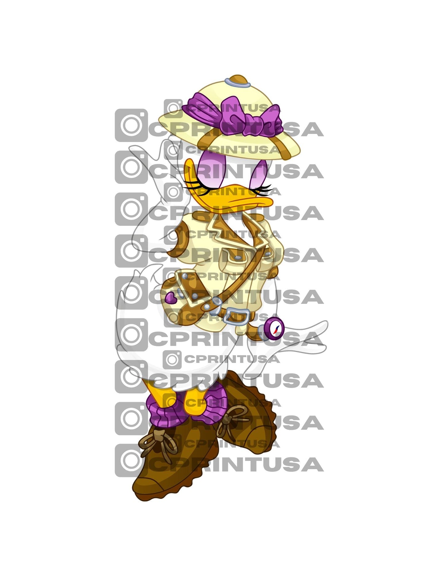 DAISY DUCK SAFARI CUT OUT - C Print USA