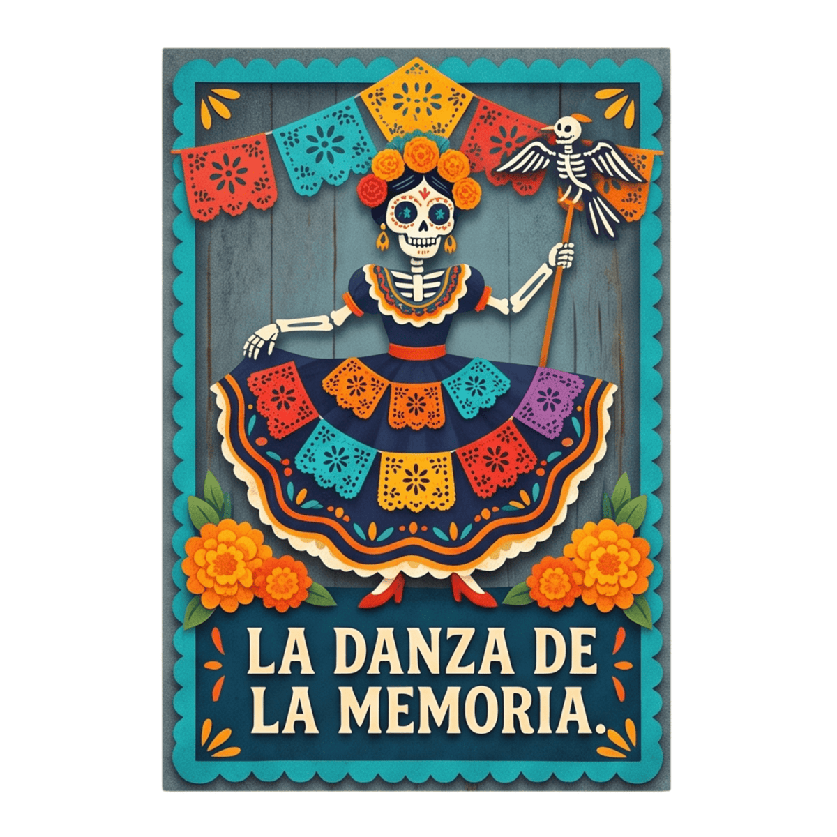 Día de los muertos Backdrop - C Print USA