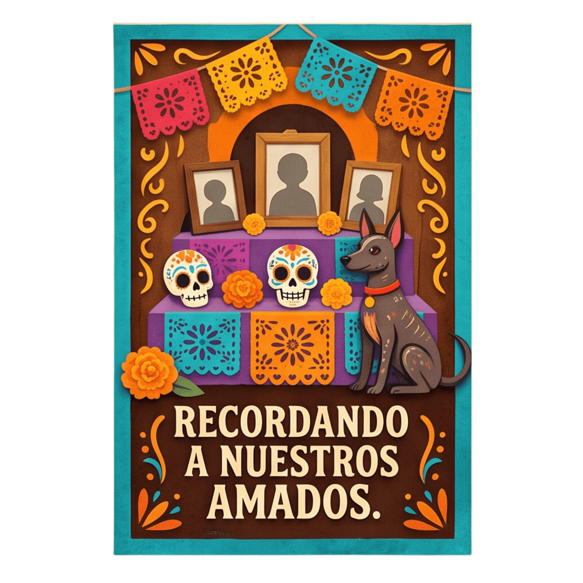 Día de los muertos Backdrop - C Print USA