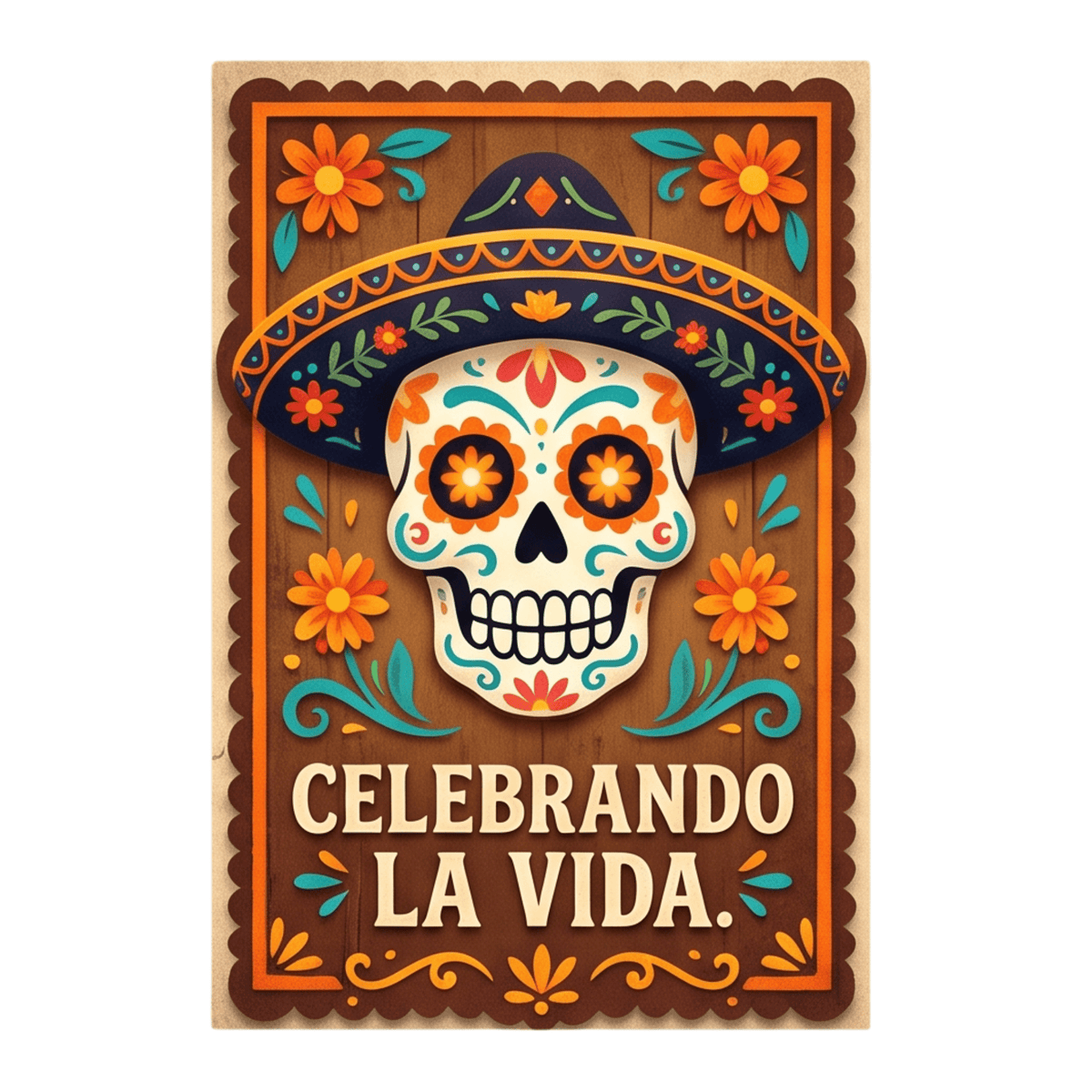 Día de los muertos Backdrop - C Print USA