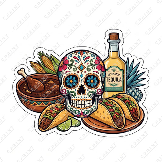 Día de los muertos Cutout - C Print USA
