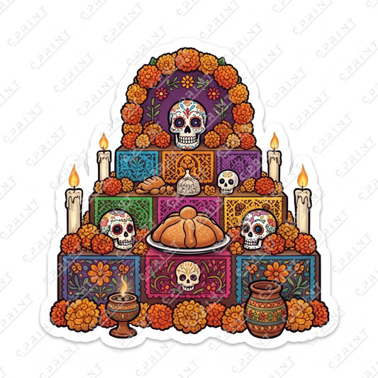 Día de los muertos Cutout - C Print USA