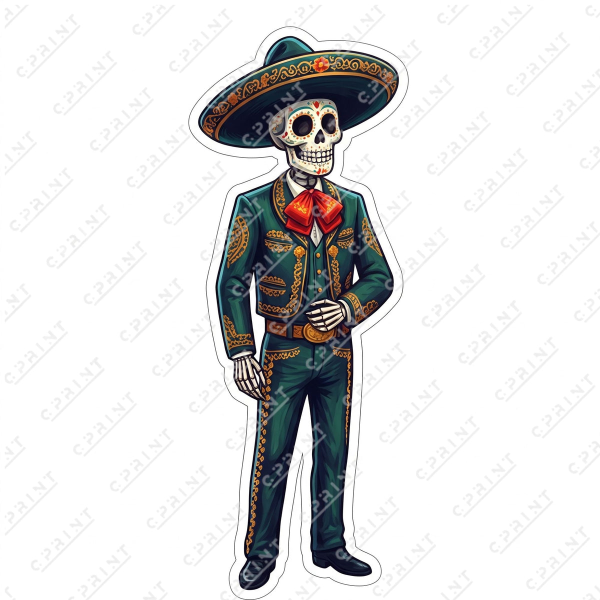 Día de los muertos Cutout - C Print USA