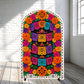 Día de los Muertos Mexican Folk Floral Arch Backdrop - C Print USA