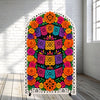 Día de los Muertos Mexican Folk Floral Arch Backdrop - C Print USA