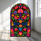 Día de los Muertos Mexican Folk Floral Arch Backdrop - C Print USA