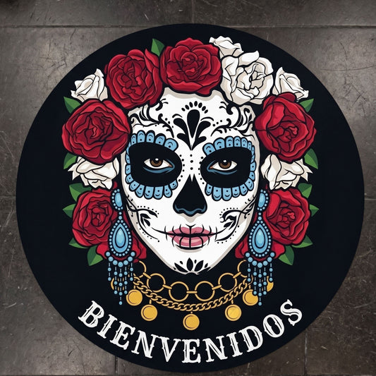 Día De Los Muertos Printed Party Floor Decals for Event - C Print USA