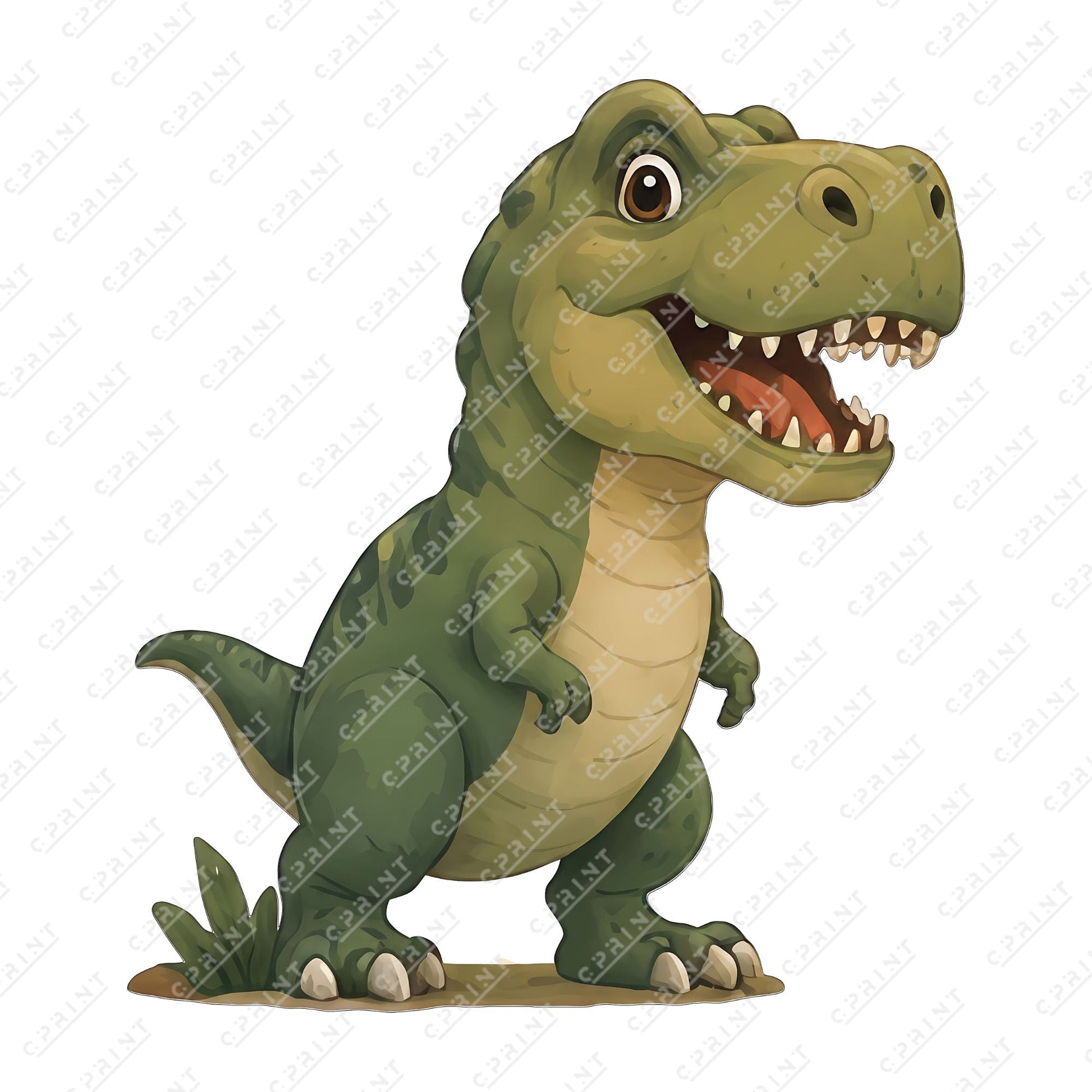 Dino Adventure T- Rex Custom Character Cut-Out - C Print USA
