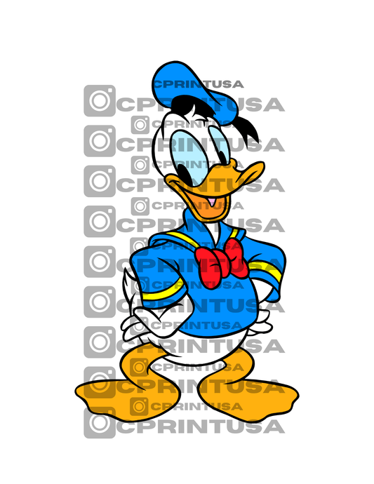 DONALD DUCK CUT OUT - C Print USA