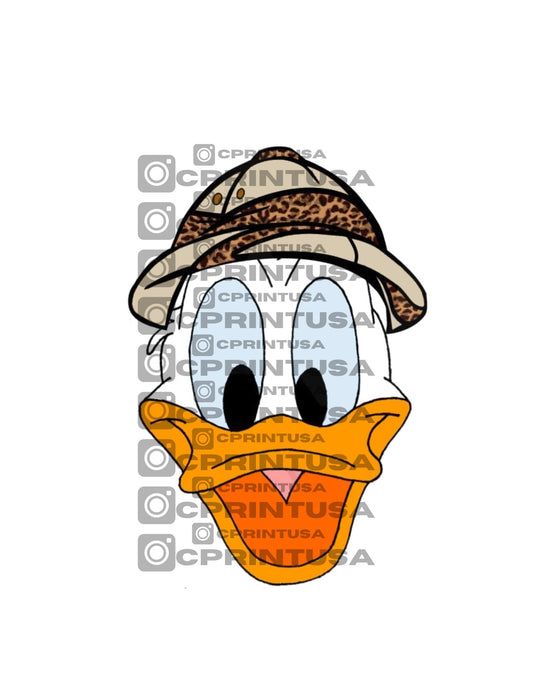 DONALD DUCK SAFARI CUT OUT - C Print USA