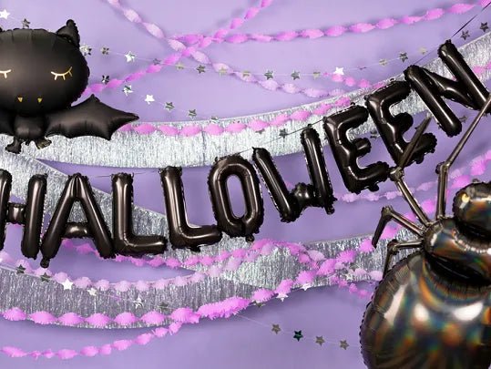 FOIL BALLOON HALLOWEEN BLACK (248X46CM) - FB216 - C Print USA
