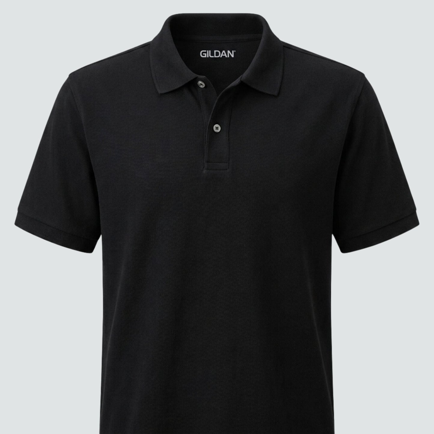 Gildan Softstyle Polo - Black - embroidery - C Print USA