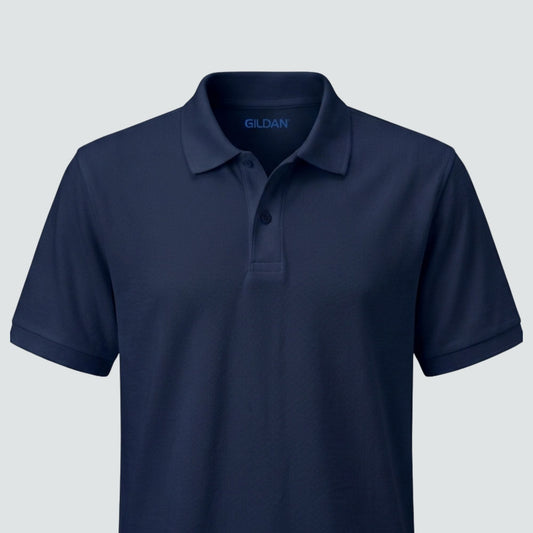 Gildan Softstyle Polo - Navy - embroidery - C Print USA