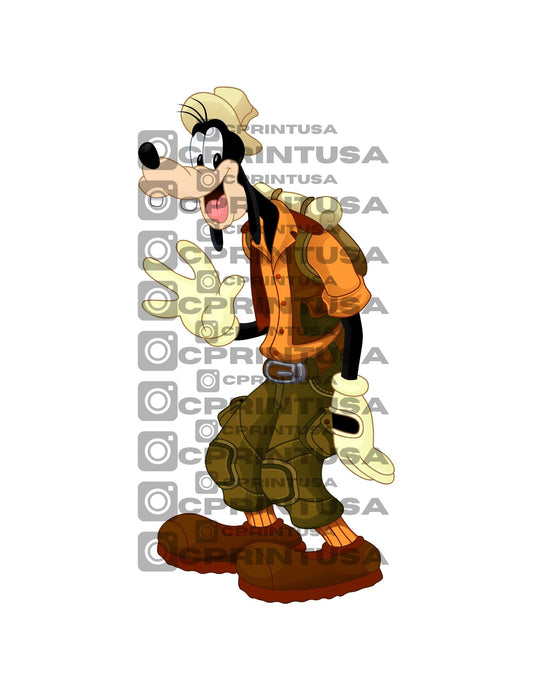 GOOFY SAFARI CUT OUT - C Print USA