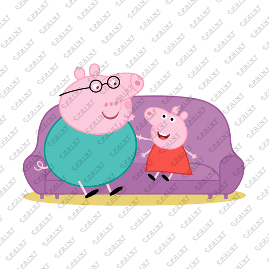 Grandpa Pig & Pepa Characters - C Print USA