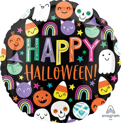Halloween Happy Faces 17" - C Print USA