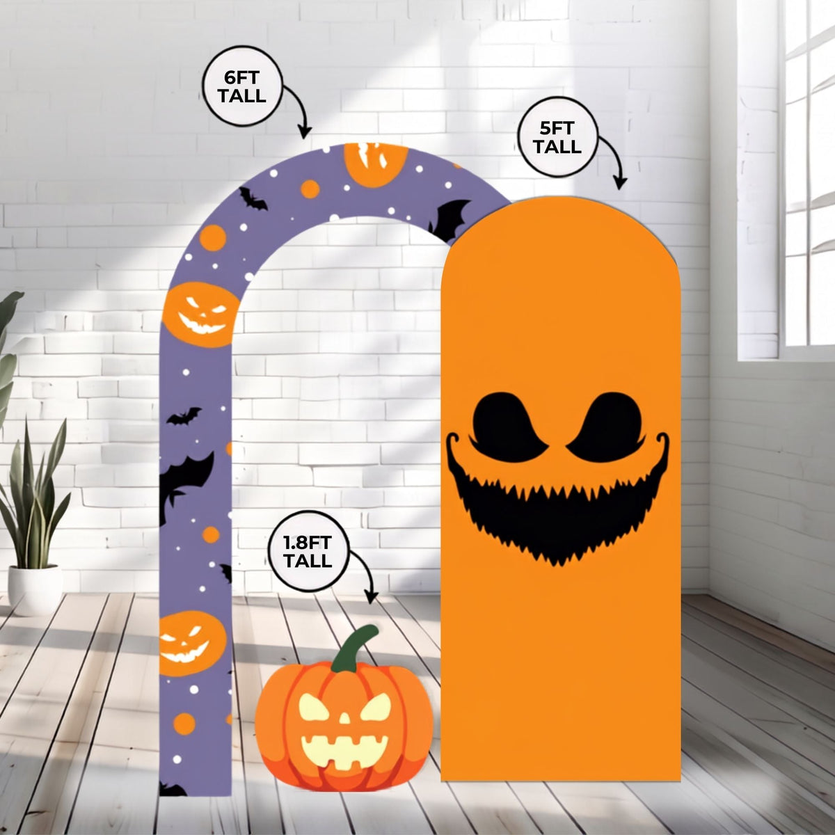 Halloween Orange Backdrop - C Print USA