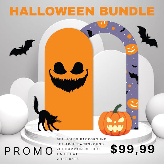 Halloween Orange Backdrop - C Print USA