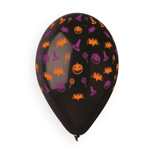 Halloween Solid Balloon GS120-1060 | 50 balloons per package of 13'' each - C Print USA