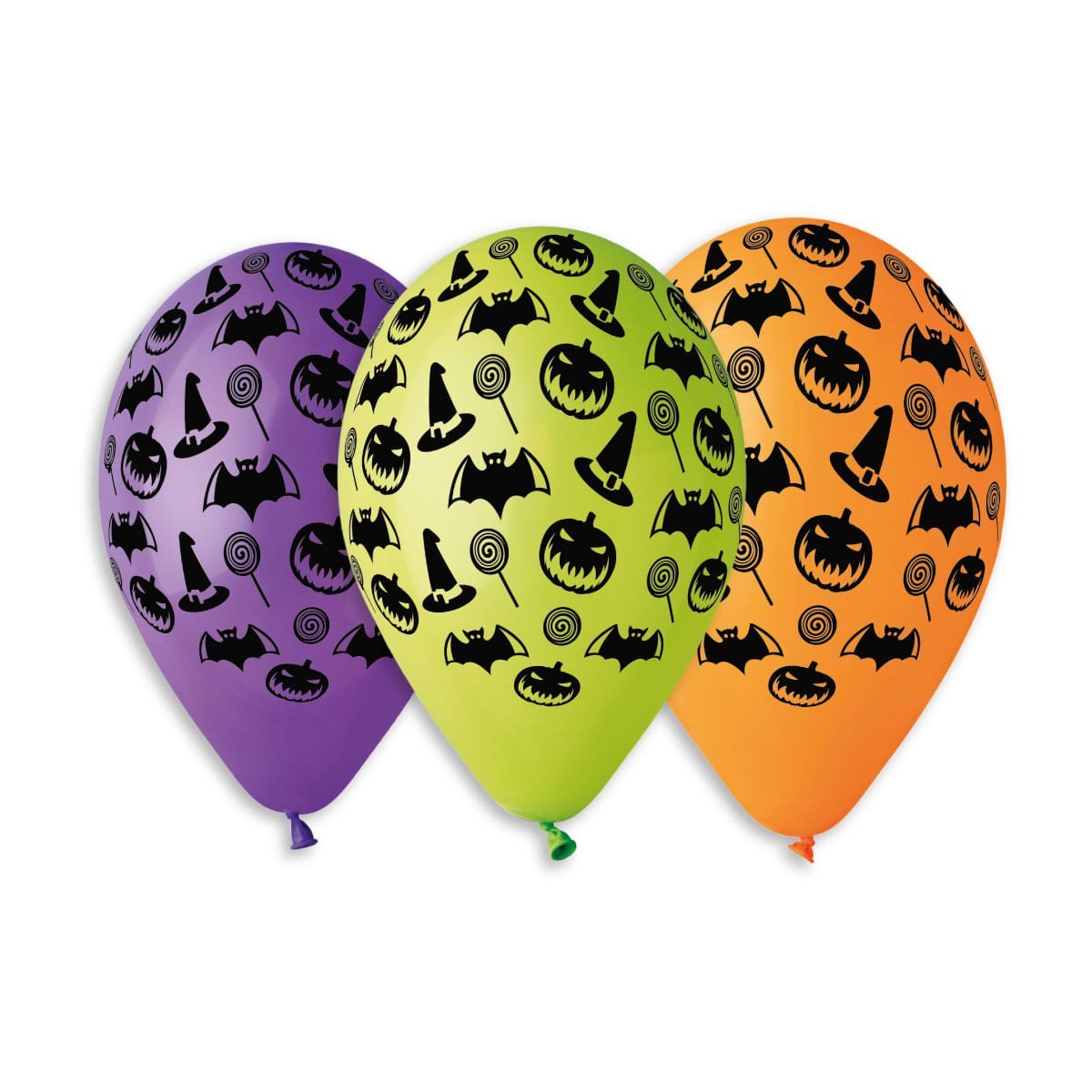 Halloween Texture Solid Balloon GS120-217 | 50 balloons per package of 13'' each - C Print USA