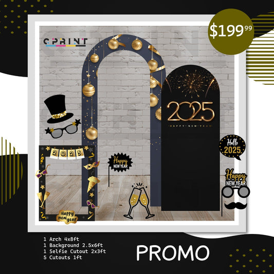 Happy New Year Party Bundle Design - C Print USA