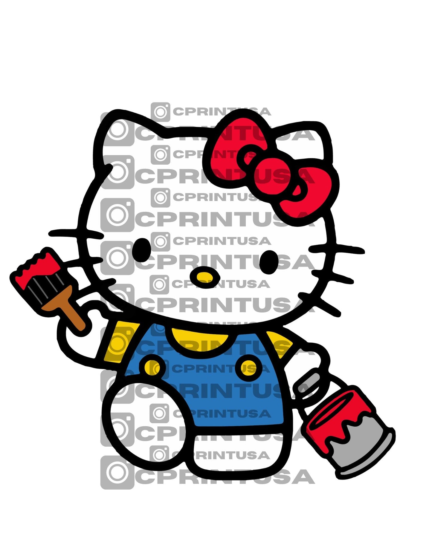 HELLO KITTY CUT OUT - C Print USA