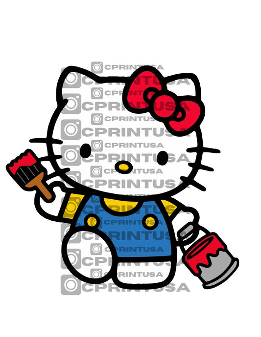 HELLO KITTY CUT OUT - C Print USA