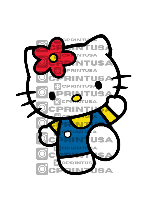 HELLO KITTY CUT OUT - C Print USA