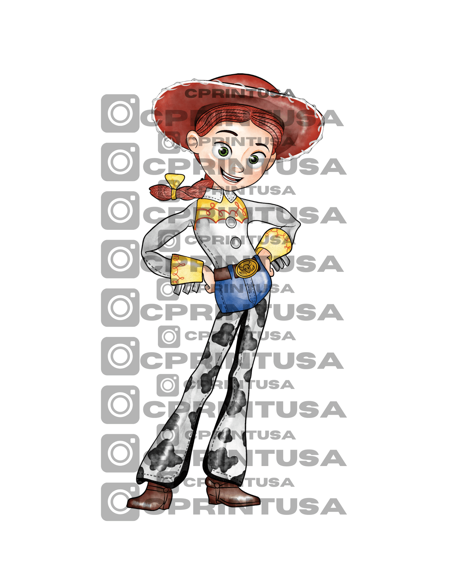 JESSE WATERCOLOR TOY STORY CUT OUT - C Print USA
