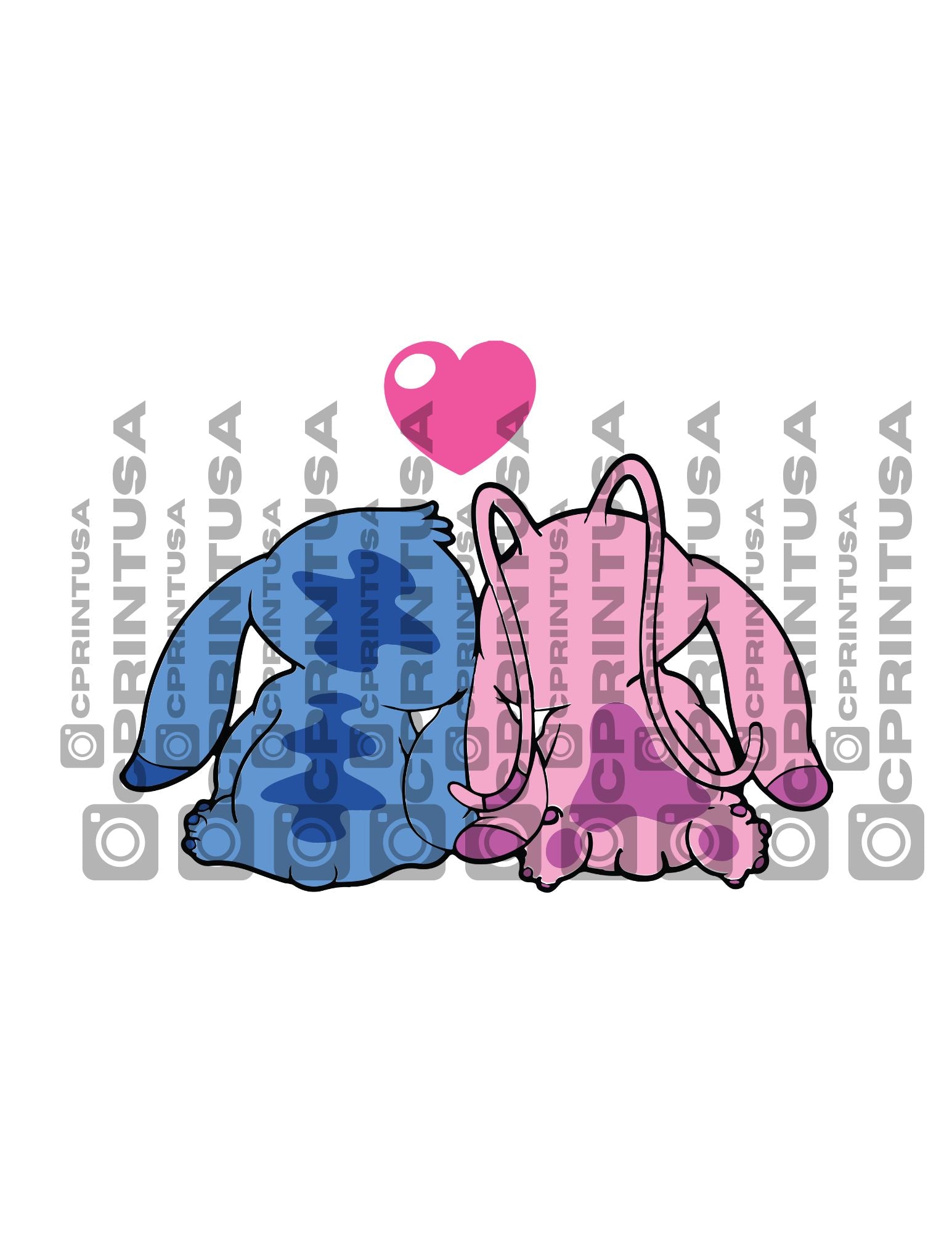 LILO AND STITCH CUT OUT - C Print USA