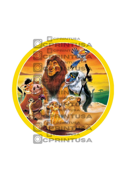 LION KING CUT OUT - C Print USA