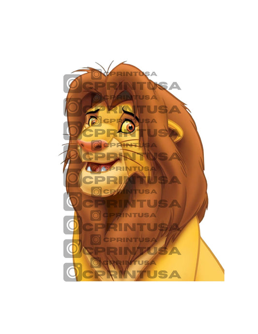 LION KING CUT OUT - C Print USA