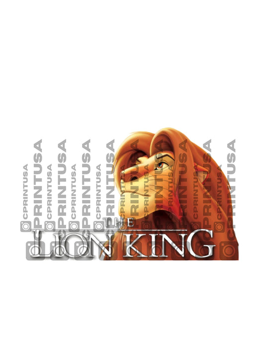 LION KING CUT OUT - C Print USA