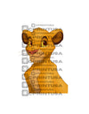 LION KING CUT OUT - C Print USA