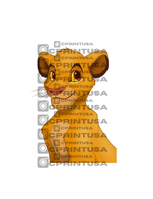 LION KING CUT OUT - C Print USA