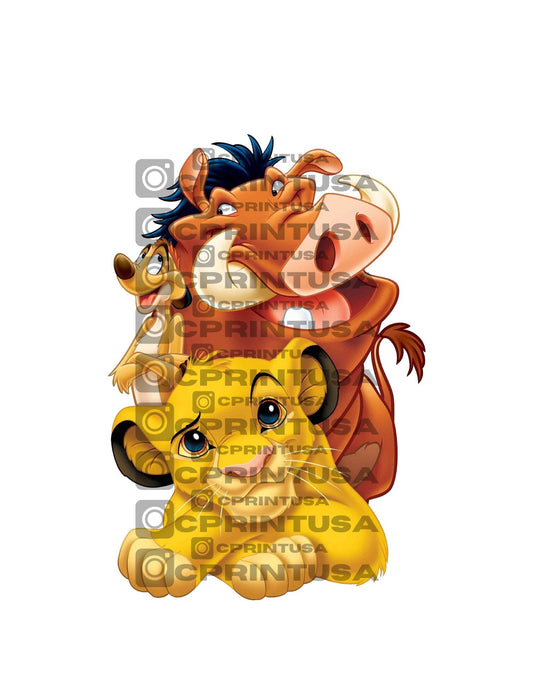 LION KING CUT OUT - C Print USA