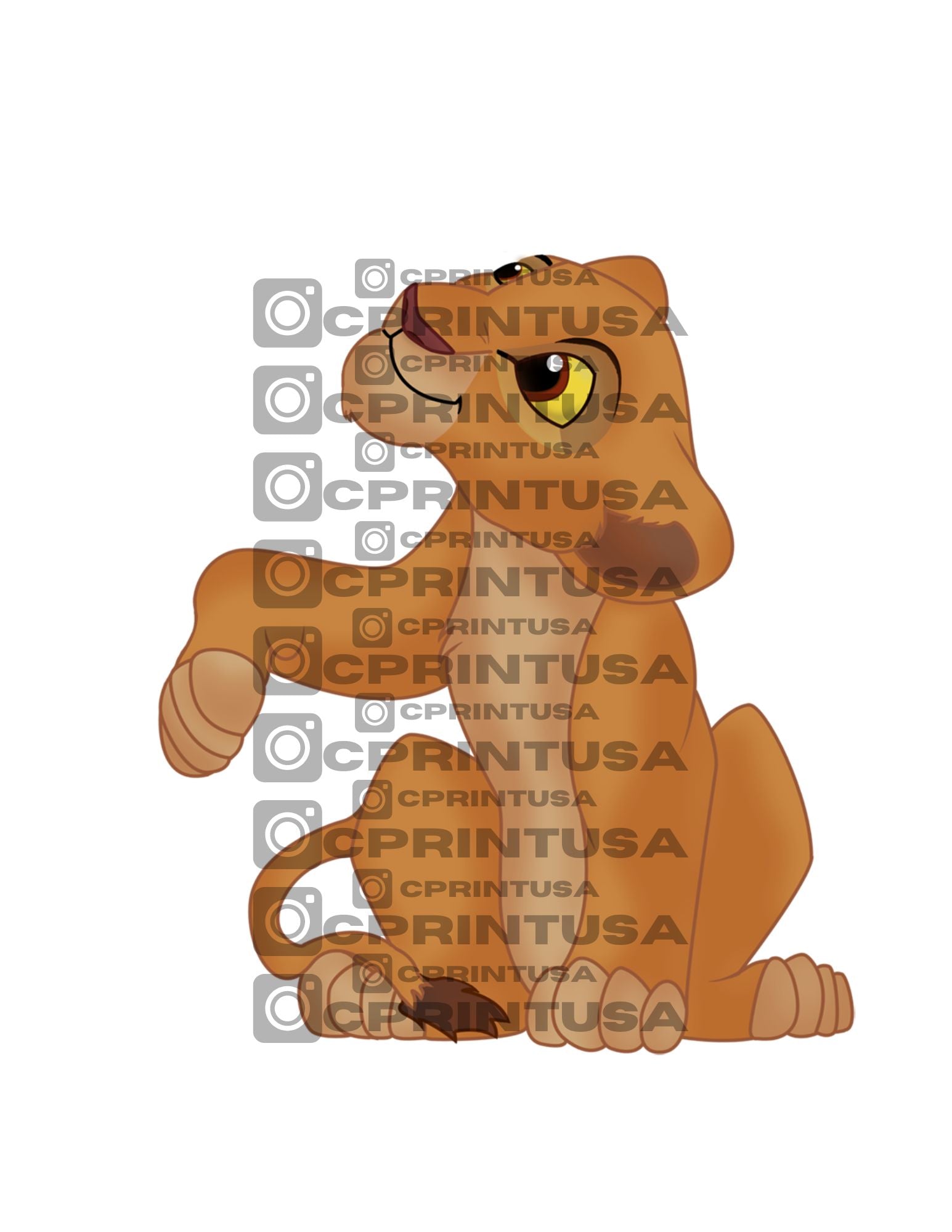LION KING CUT OUT - C Print USA