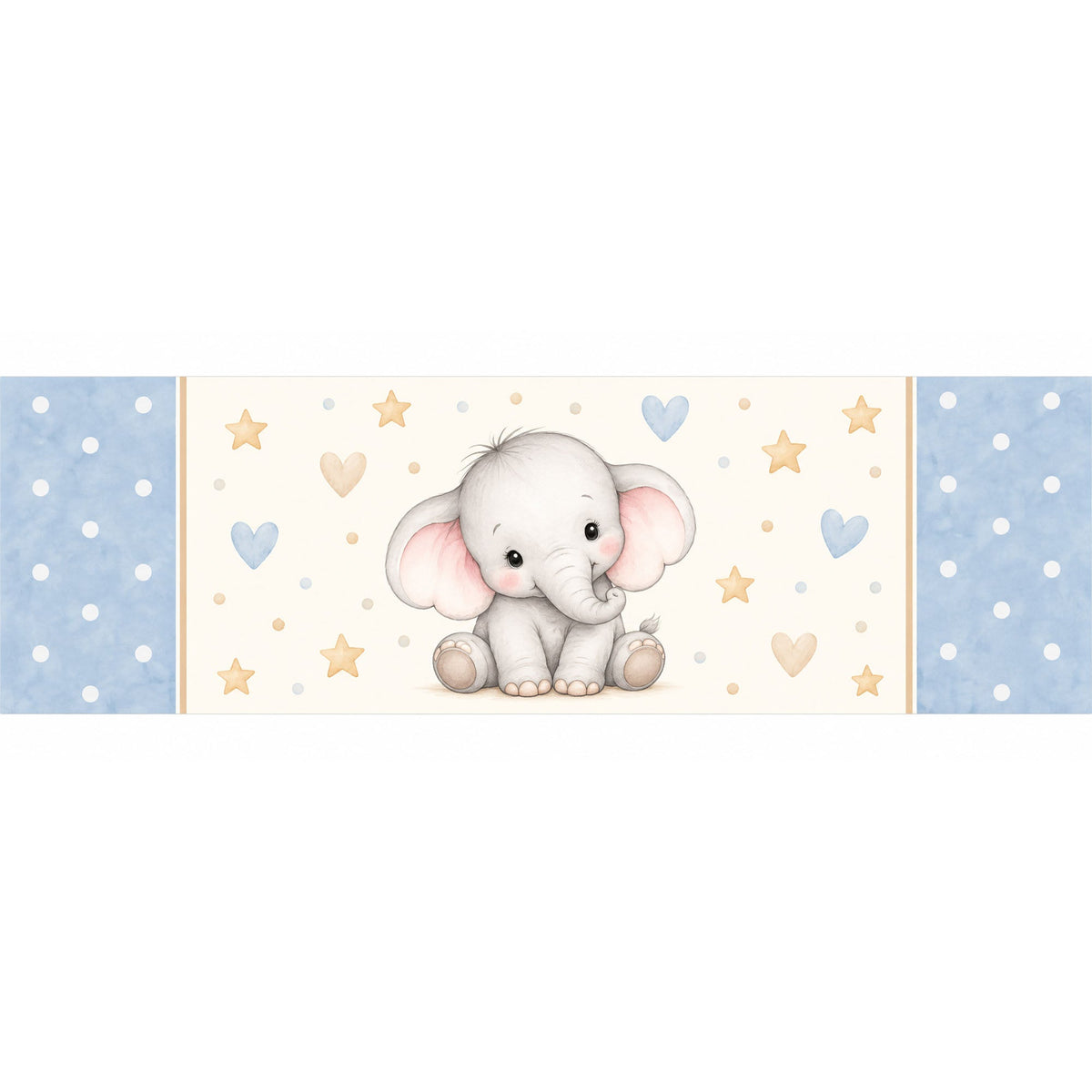 Little Elephant Event Table Runner - C Print USA