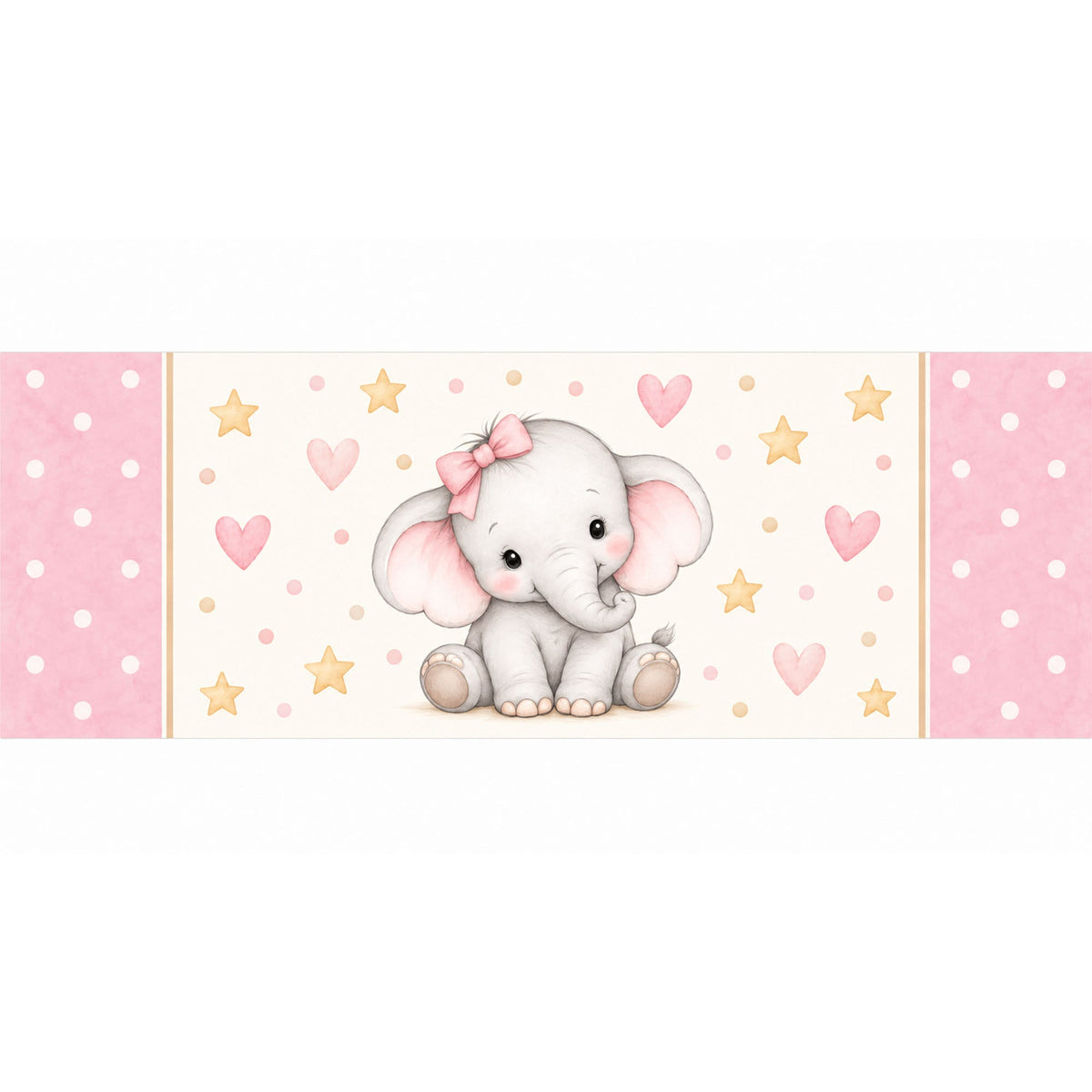 Little Elephant Event Table Runner - C Print USA