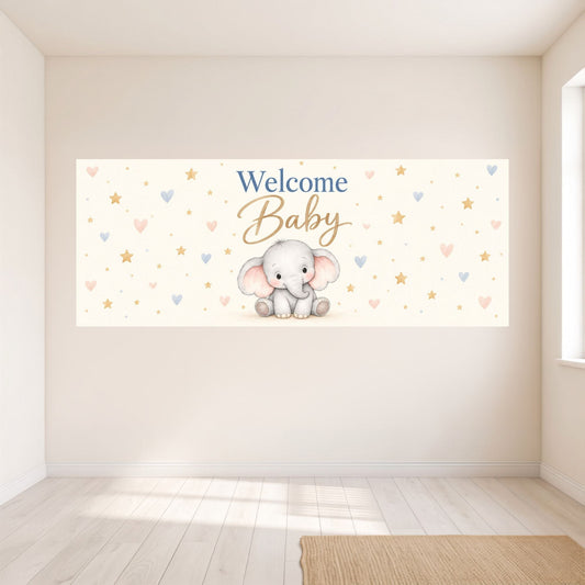 Little Elephant Horizontal Backdrop - C Print USA